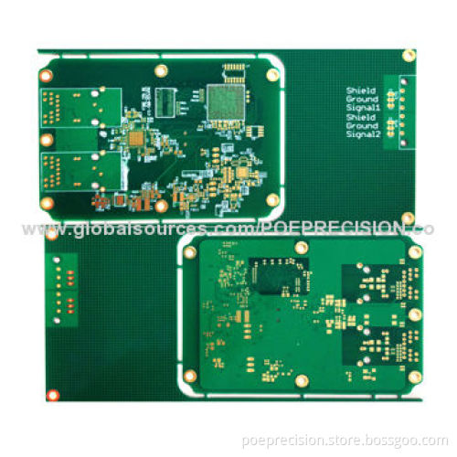 8-layer Immersion Gold Finish Telecommunication PCB